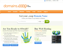 Tablet Screenshot of na.domains.coop