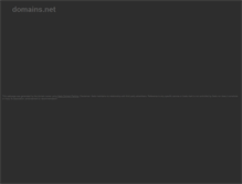 Tablet Screenshot of domains.net