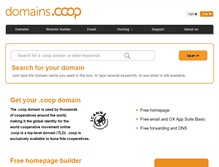 Tablet Screenshot of domains.coop