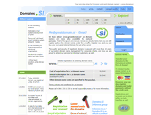 Tablet Screenshot of domains.si