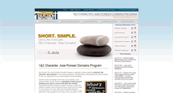 Desktop Screenshot of pioneer.domains.asia