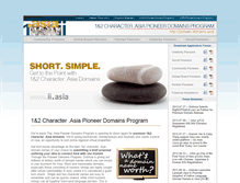 Tablet Screenshot of pioneer.domains.asia
