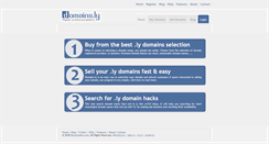 Desktop Screenshot of domains.ly