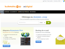 Tablet Screenshot of la.domains.coop